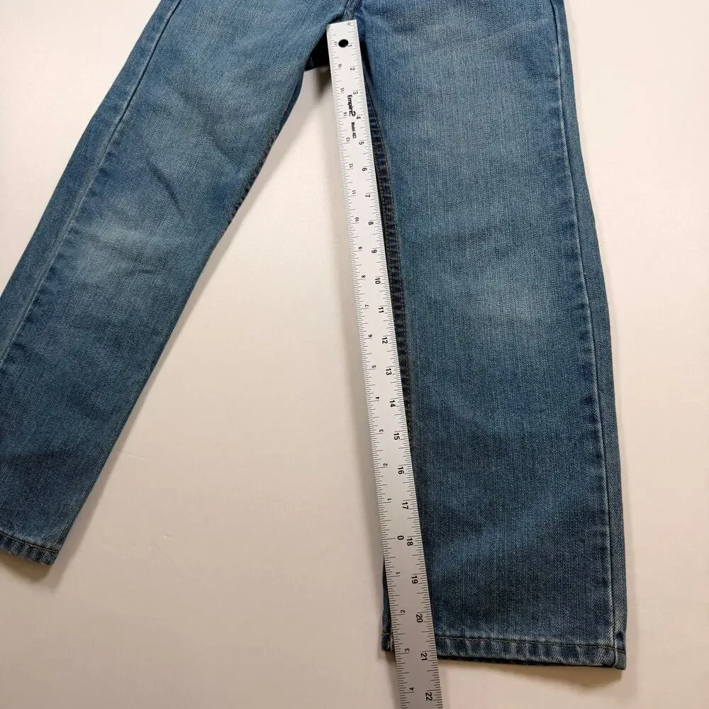 Vintage Levi's 505 Regular Fit Straight Leg Jeans Orange Tab